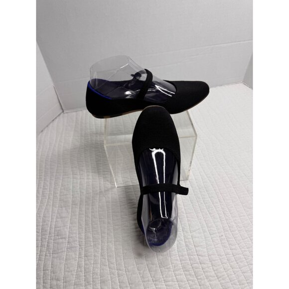Rothy’s Black Slip On The Square Toe Mary Jane Flats Woman’s Size 7 - Picture 4 of 14
